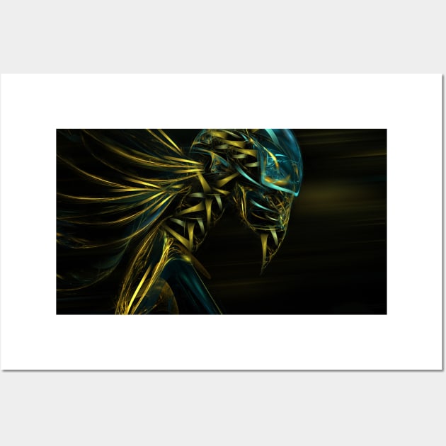 Collider - Fractal Visionary - Alien - Manafold Art Wall Art by Manafold